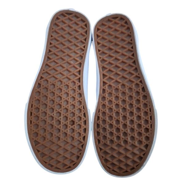 Vans Old Skool Flame White Black Low Top Lace Up Sneaker Shoes Women 5 like NEW - Picture 8 of 10